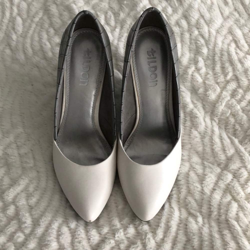 Tildon white/grey Wedges